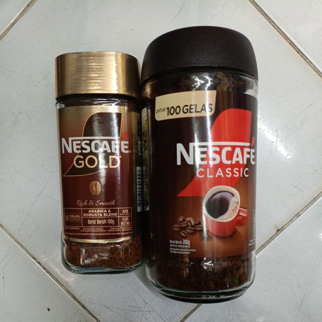 Ready Nestle Nescafe Classic 200gr/Nescafe Gold 100gr