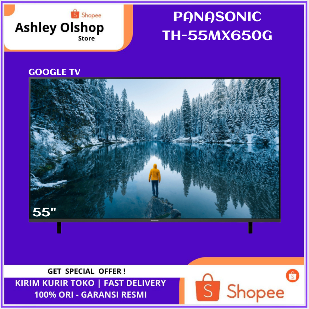 TV Google Tv Panasonic 55 Inch TH-55MX650G 4K 55 Google Tv 55MX650G