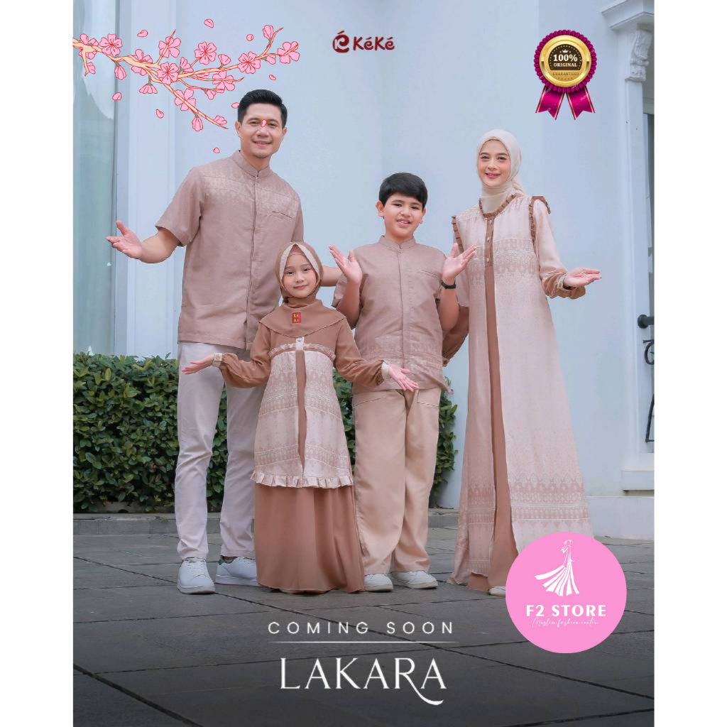 BUSANA MUSLIM SARIMBIT KEKE LAKARA RUST