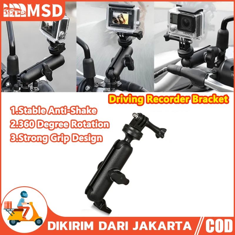Mounting Motor Stang Spion Mounting Action Cam Camera Motor Stang Breket Kamera Dudukan di Motor 360