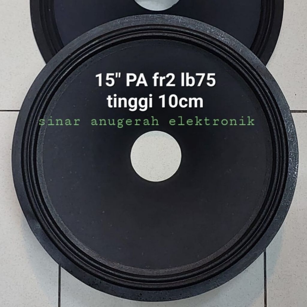 daun speaker 15 inch lubang spol 3 inch tinggi 10 cm