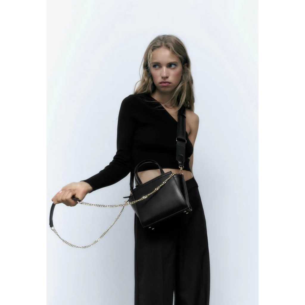 ORIGINAL ✅ ZARA - Mini City Bag / Black