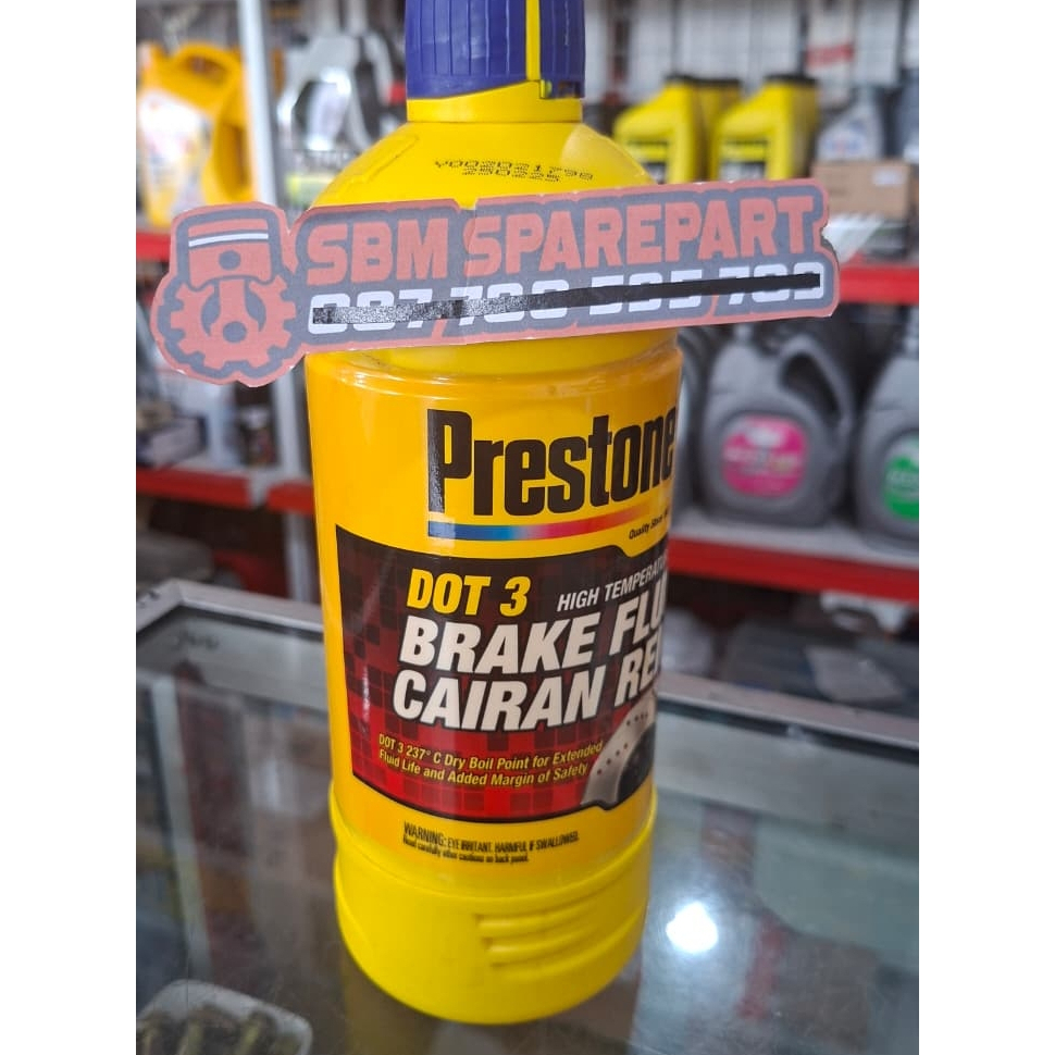Minyak Rem Prestone DOT 3 Blue 1L Original – Cairan Rem Mobil