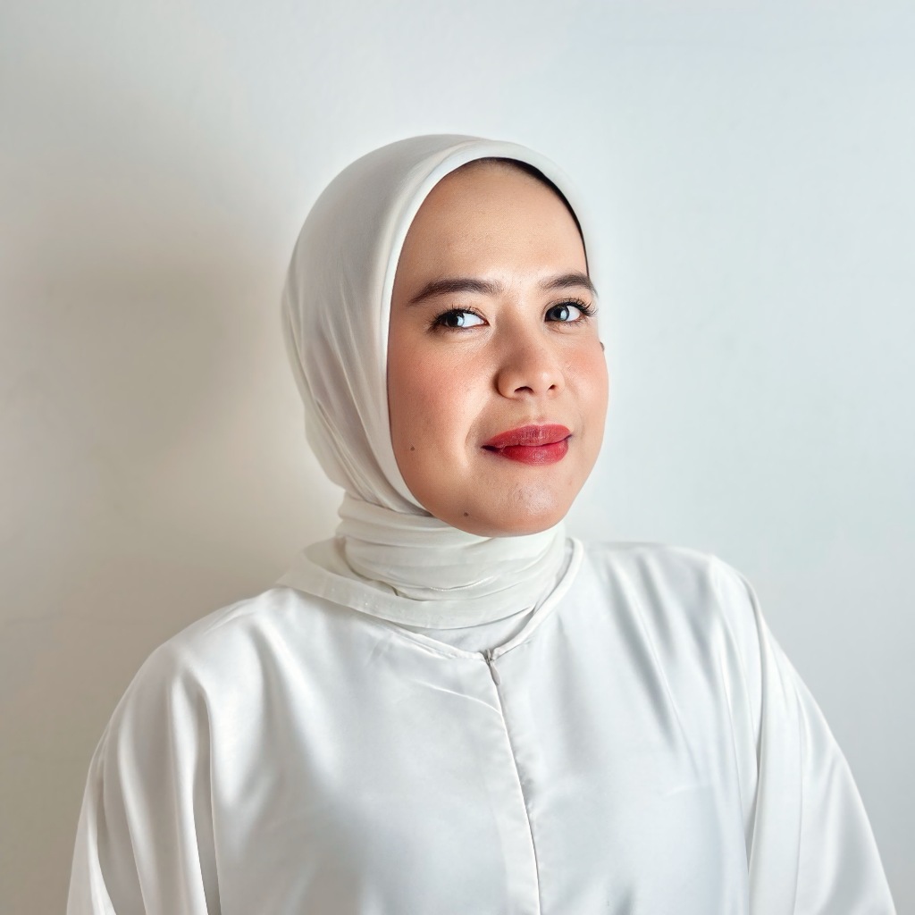 HI.MITHELBEL Hijab Paris Jadul - Bahan Adem ukuran 115x115cm - Ivory Series