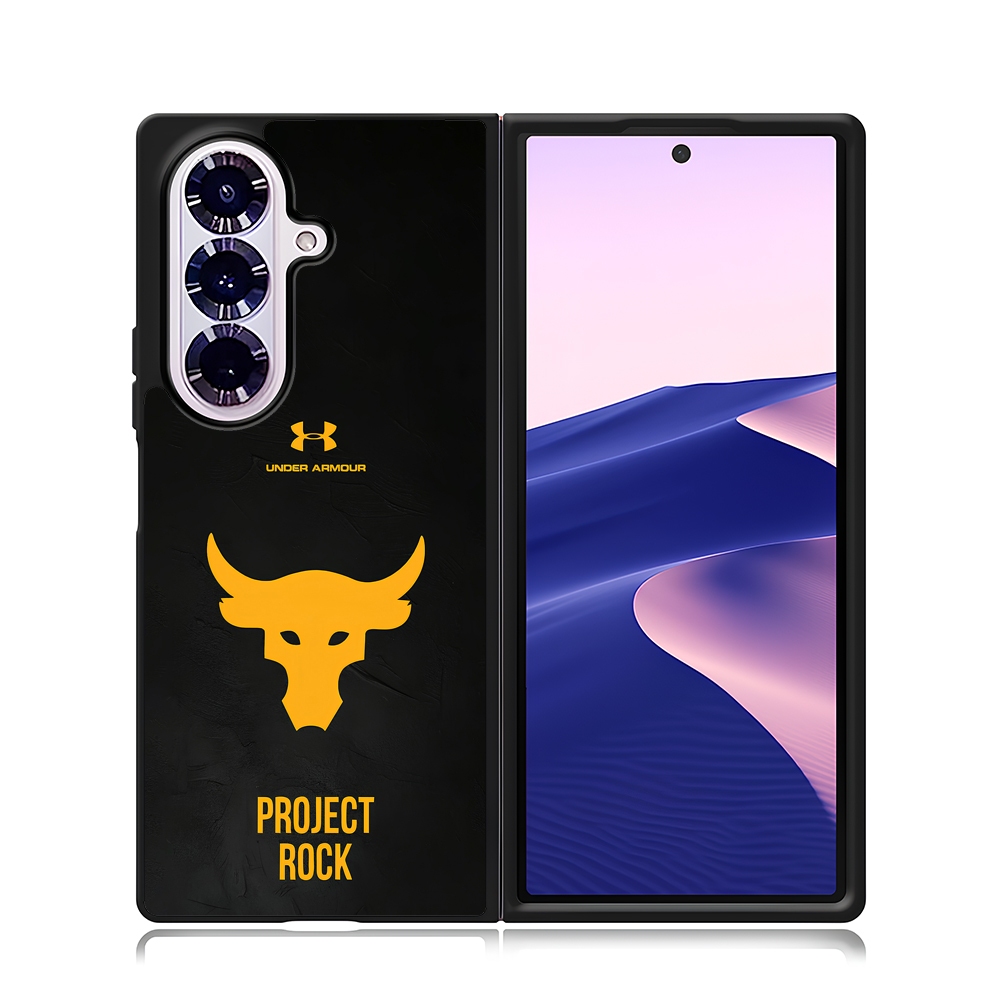 Phone Case Samsung Z Flip Fold 7 6 5 4 3 Phone Custom Under Armour Project Rock