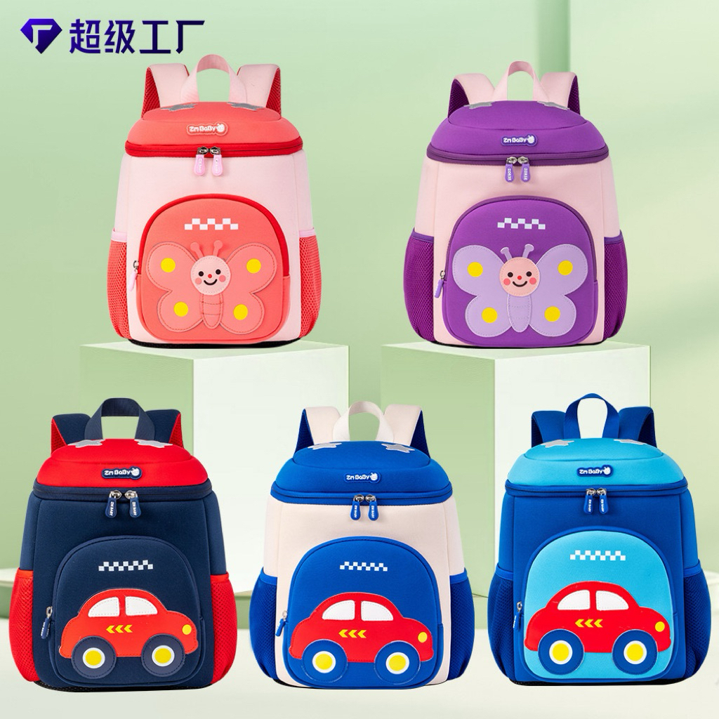 [ZM BABY] 5848 Tas Sekolah / Tas Ransel Anak Tabung TK