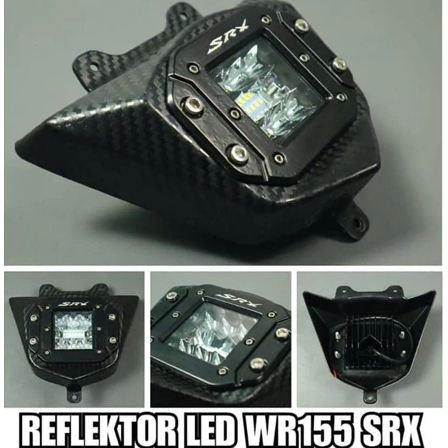 Reflektor led crf 150  wr 155 karbon / lampu depan led crf wr / headlamp crf wr led