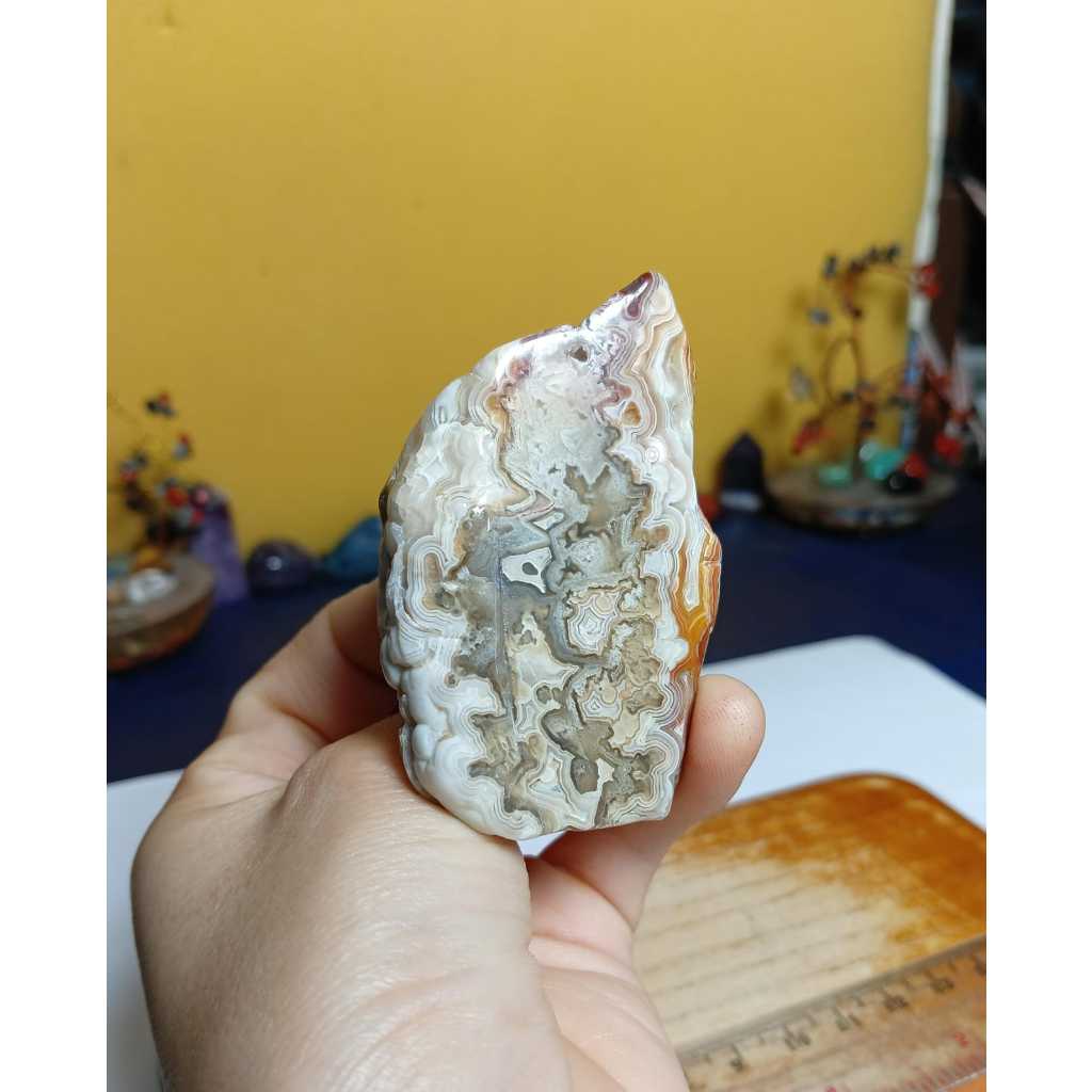 Batu Mexico Agate pattern polished rough Natural (3)
