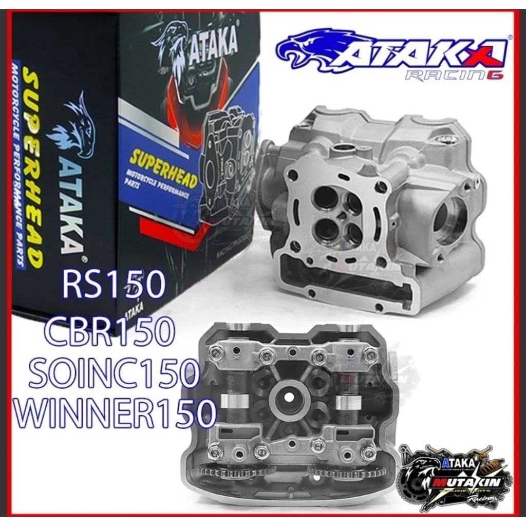 Blok head porting cnc 19/22,20/23,22/25,23/26 supra gtr,cbr150,sonic 150 k56 ataka racing.