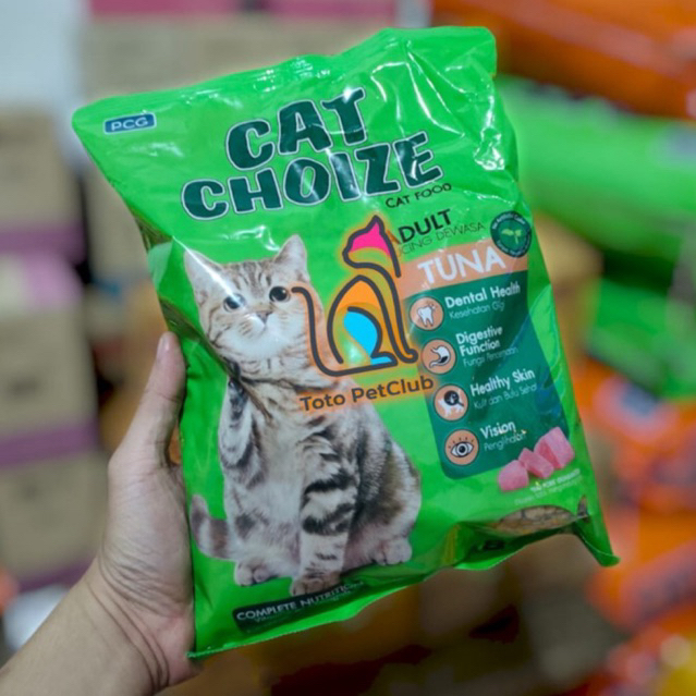 Cat Choize 800gr adult tuna makanan kucing kering pelet