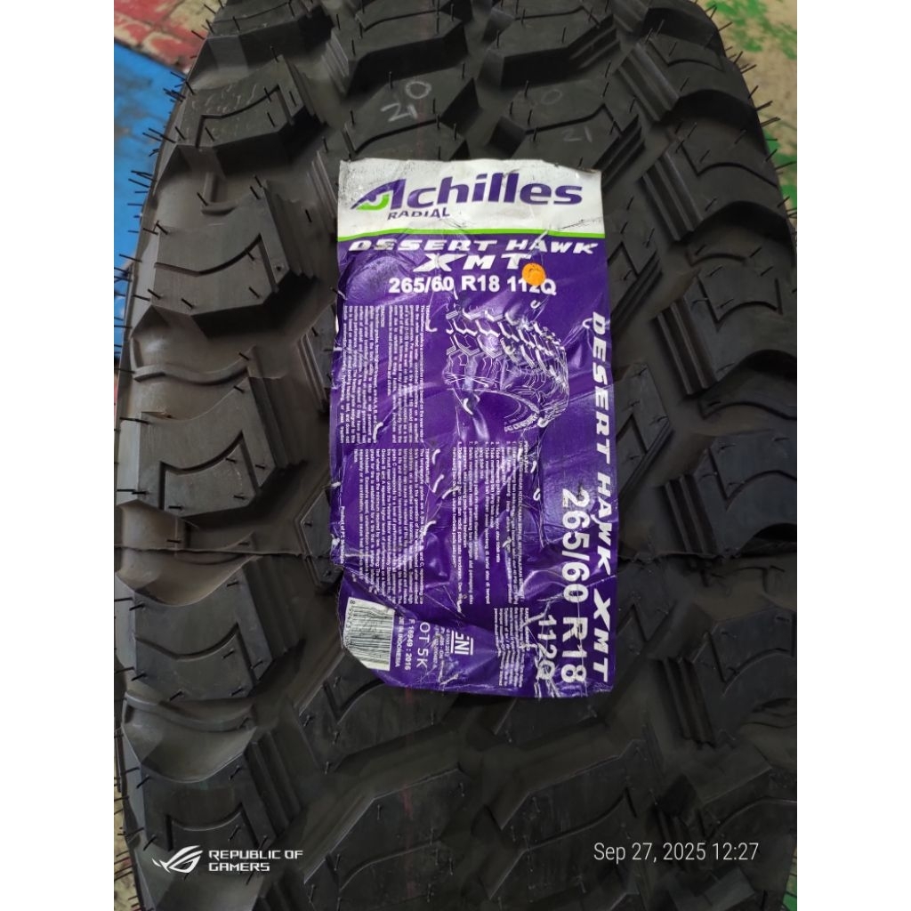 Ban Achilles Desert Hawk XMT 265/60 R18