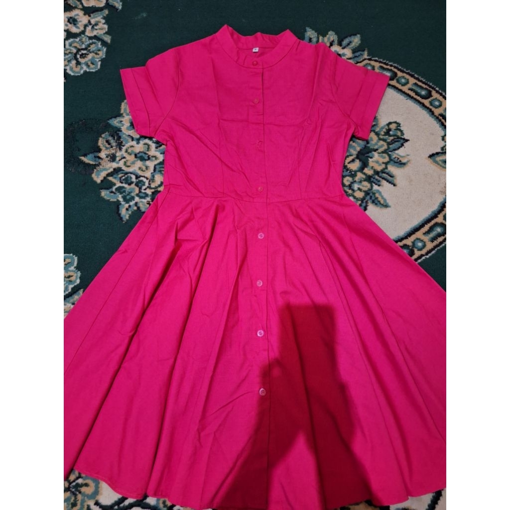 preloved dress pink fanta