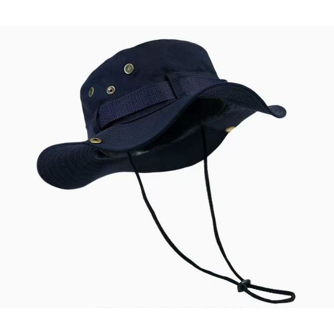 Topi Rimba Polos Tali / Topi Gunung Premium Pria Wanita