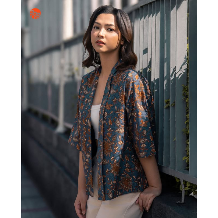 Batik Keris Outer Batik Lengan 3/4 Motif Keris Krengga Winda