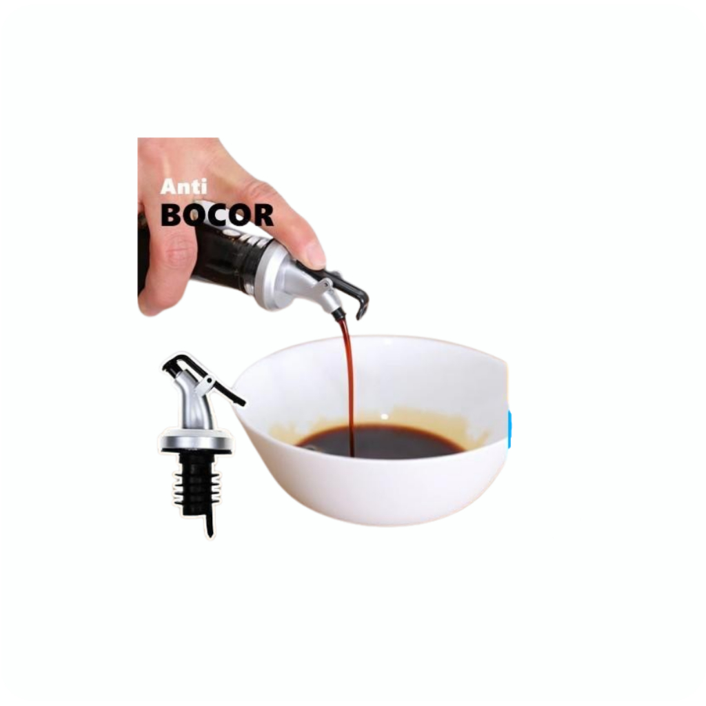 Standard Tutup Botol Serbaguna Tutup Kaca Botol Minyak Kecap Sirup Silver Simpel & Unik