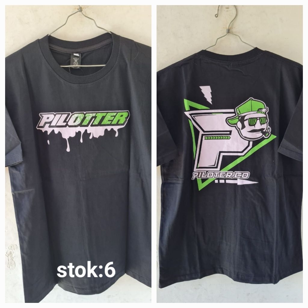 Kaos tshirt pilotter gank bermotif dewasa distro