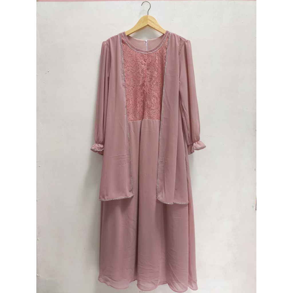 Baju/Gamis Muslim Perempuan Model Rompi