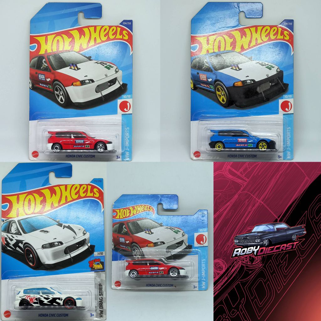 Hot Wheels Honda Civic Custom
