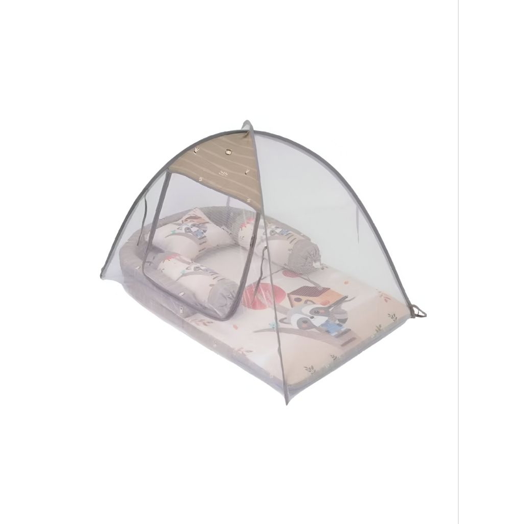 Kasur Bayi Vee & Mee Kasur Lipat Kasur Kelambu Set Bantal Bayi Guling Bayi Tempat Tidur Bayi Matras 