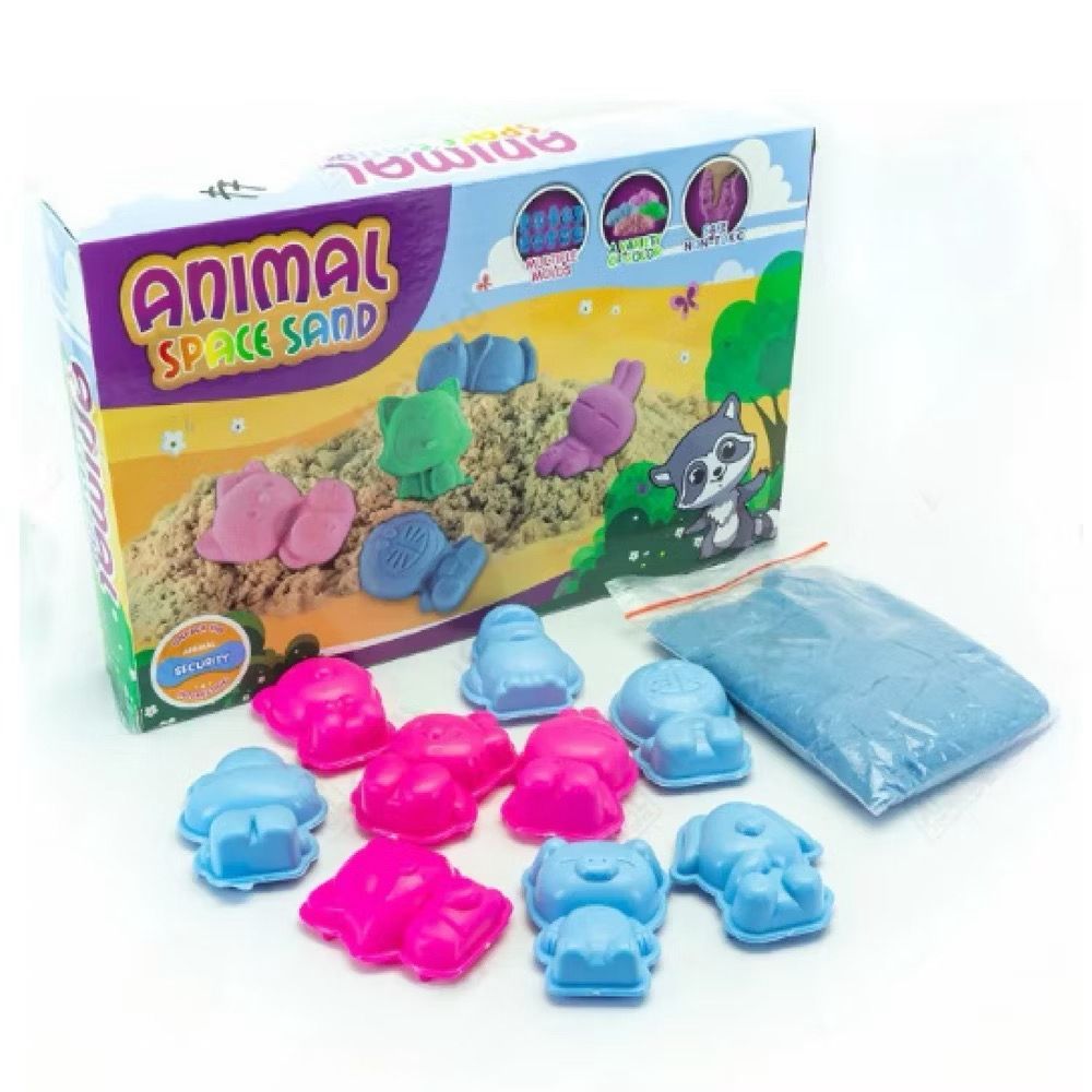 MAINAN PASIR AJAIB ANIMAL SH151 MAINAN EDUKASI ANAK Pasir Ajaib Magic Sand animal pasir dan CETAKAN 