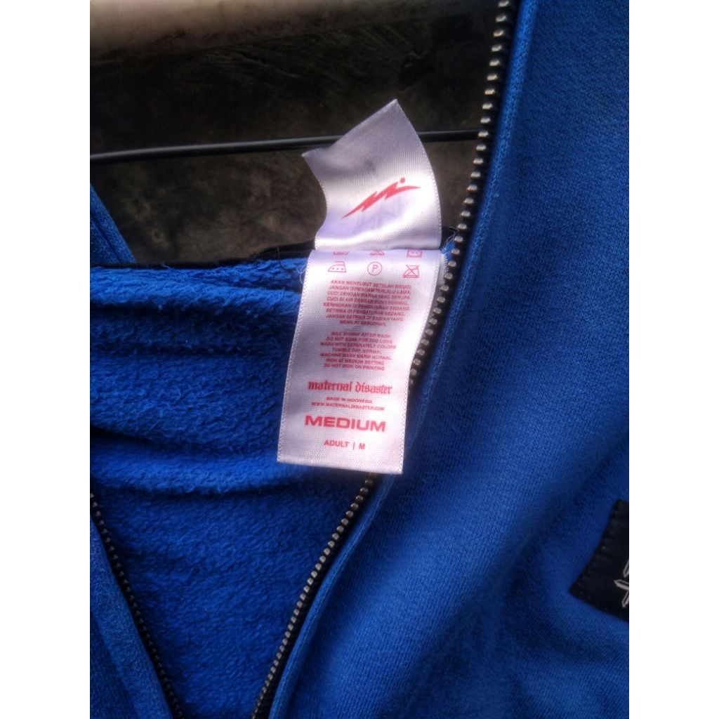 zip hoodie maternal disaster original second