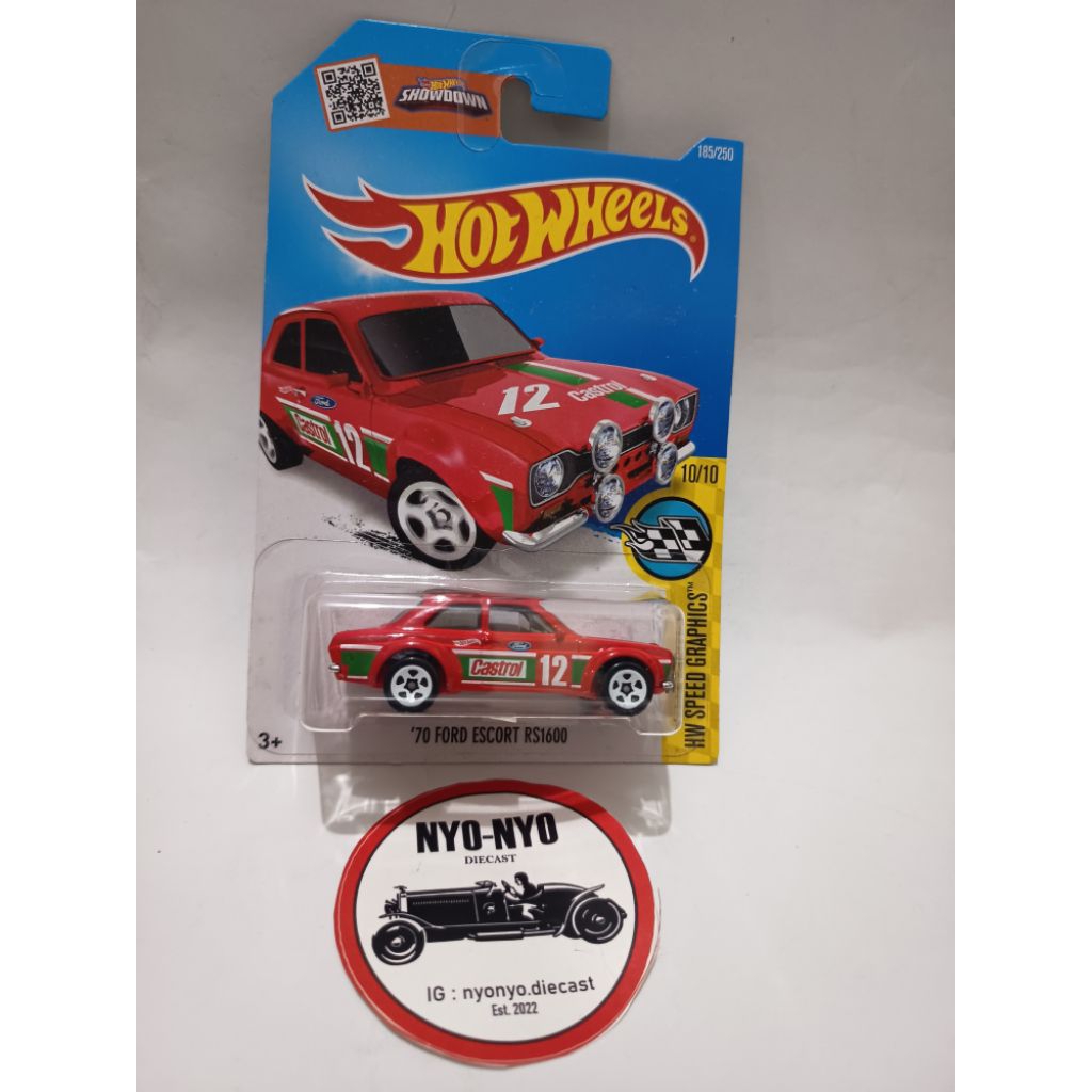 Hotwheels '70 Ford Escort RS 1600