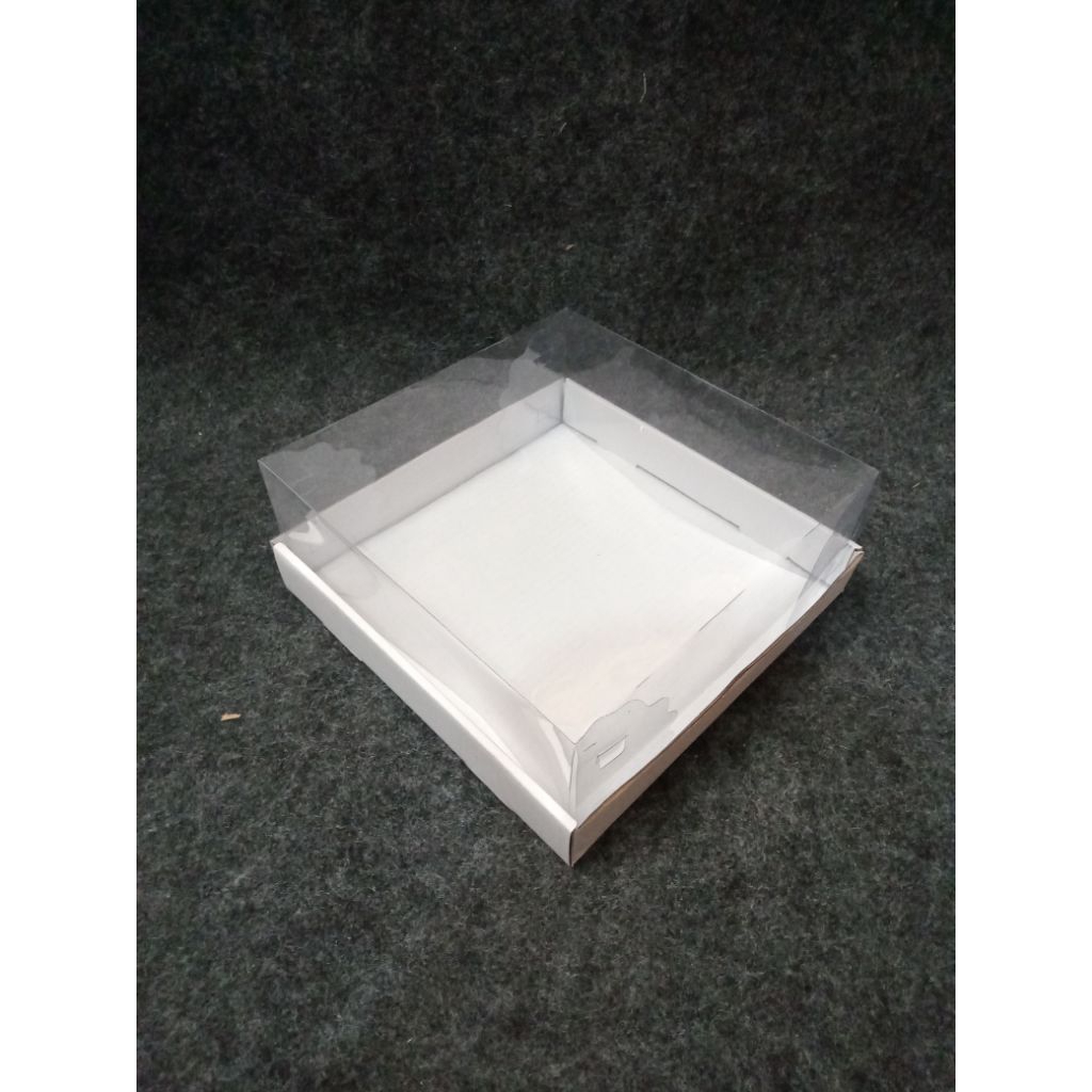Box Full Tutup Mika Kupluk 30x30x10 cm WARNA PUTIH (10 pcs)