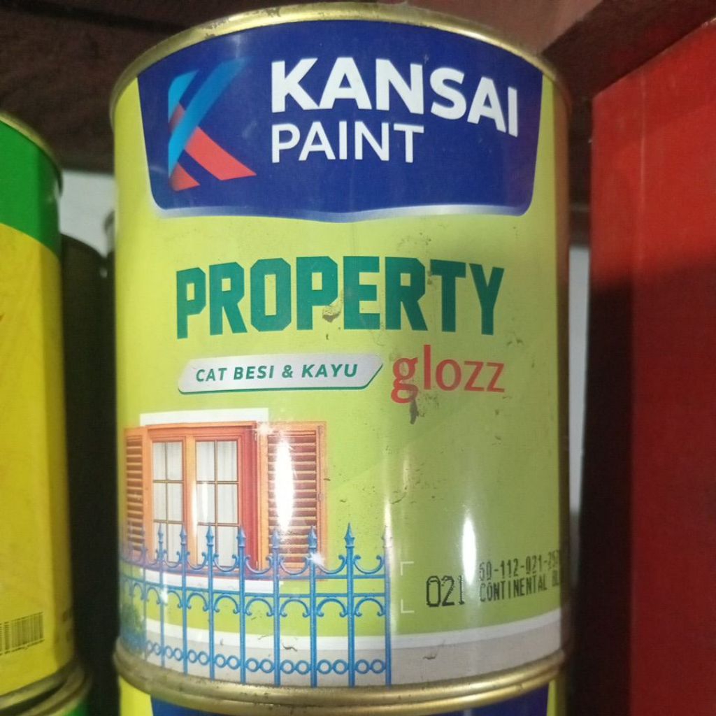 kansai paint cat besi dan kayu/properry glozz