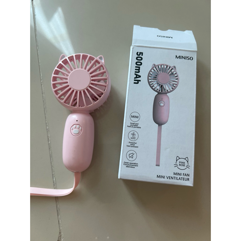 Kipas angin mini miniso