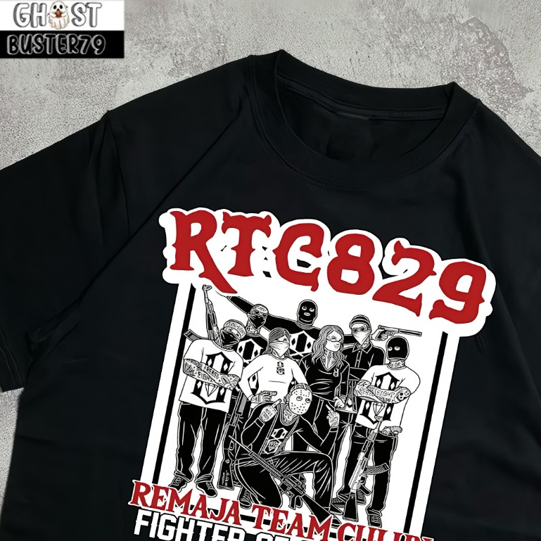 KAOS TSHIRT GANGSTER REMAJA TEAM CULUN KAOS DISTRO COWOK TERBARU BAJU DISTRO UNISEX RTC GANGSTER