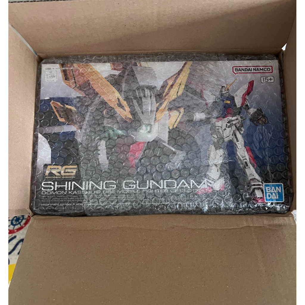 RG Shining Gundam Bandai Model Kit