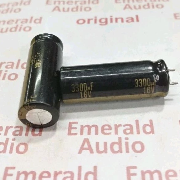Elco 3300uf/16v CE FC Gold Original Panasonic Japan (electrolyte capasitor)
