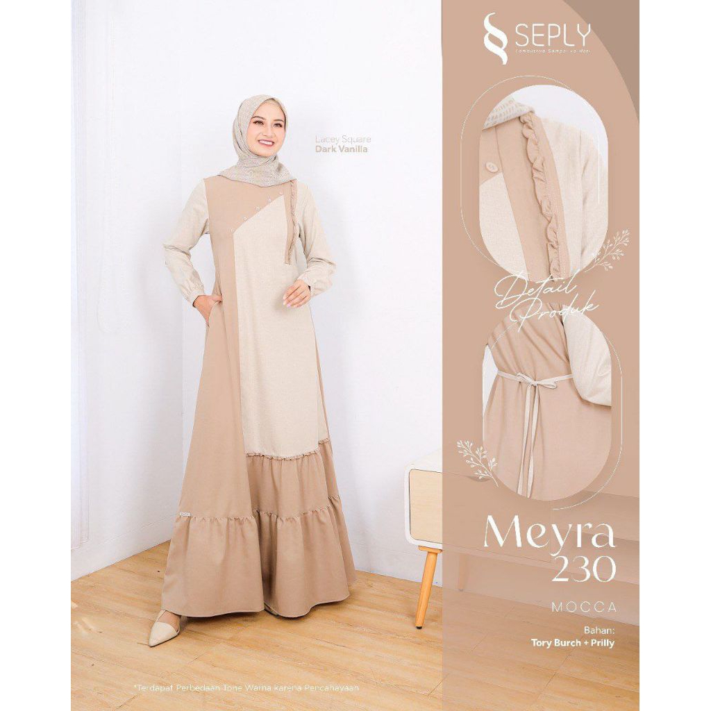 GAMIS SEPLY MEYRA 230 MOCCA / GAMIS SEPLY MEYRA / GAMIS SEPLY ORIGINAL / GAMIS REMAJA / GAMIS KONDAN