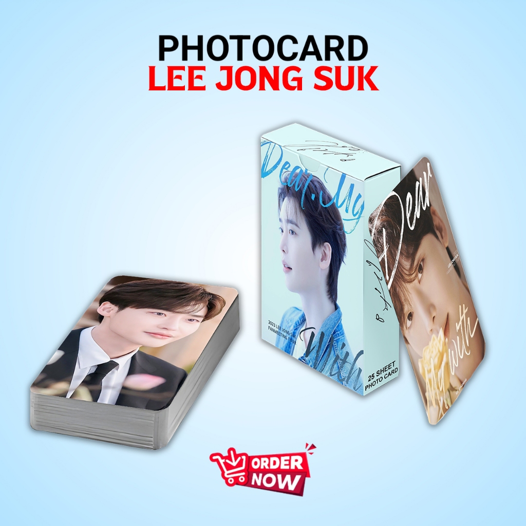 PHOTOCARD SET AKTOR KOREA LEE JONG SUK 310 GSM PREMIUM