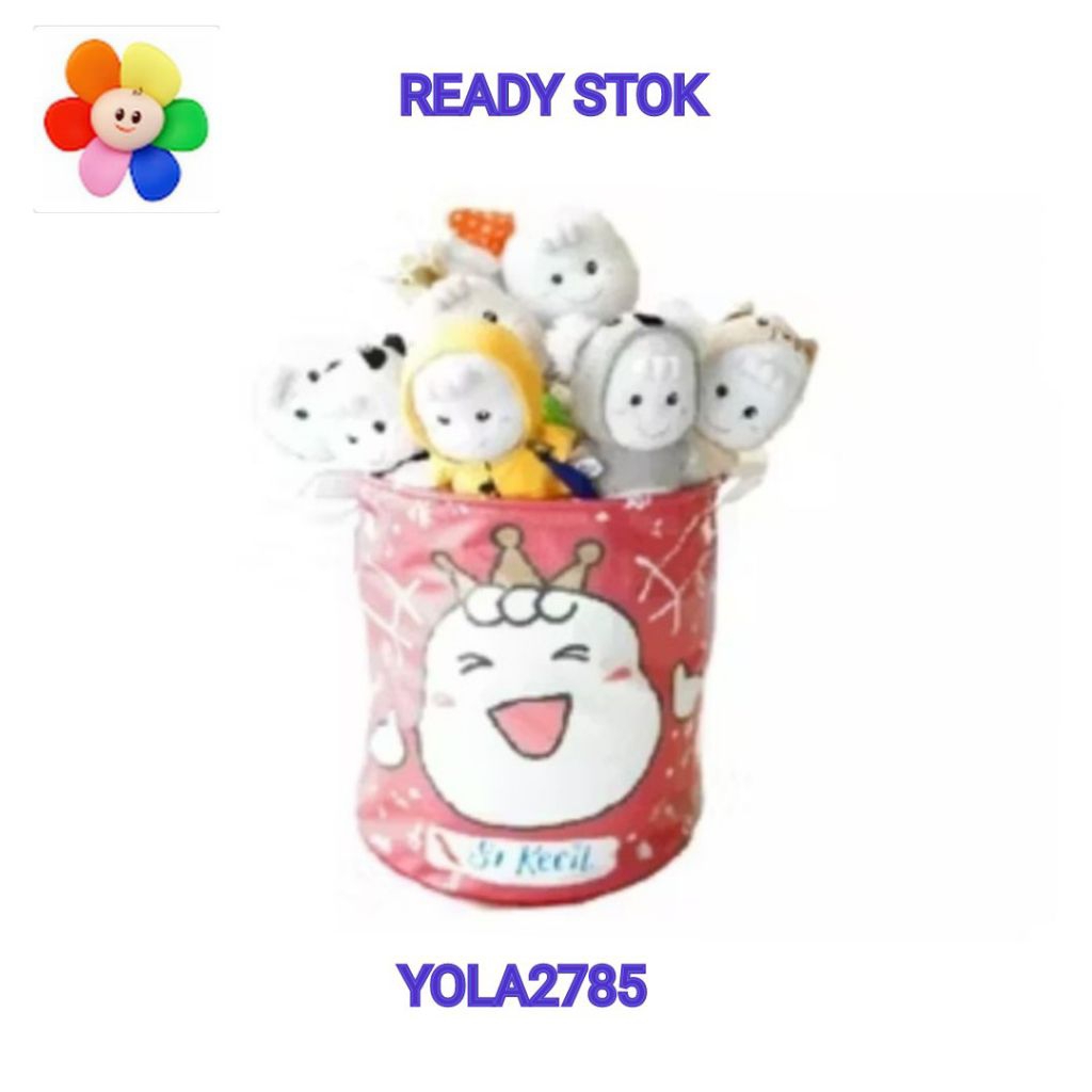 Tas Mamypoko Pokojang Murah Toy Bin Tempat Penyimpanan Baju Boneka
