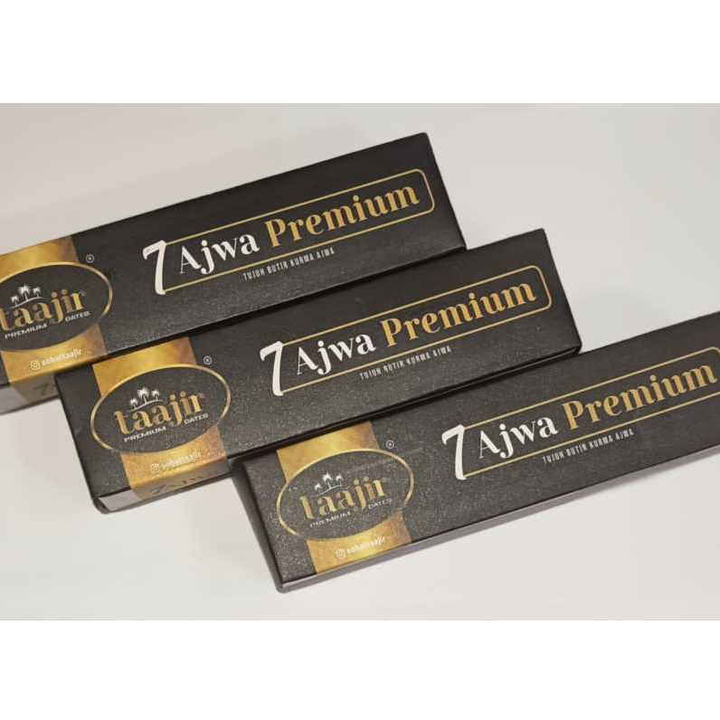 Kurma AJWA AL MADINAH-7-Butir-Kurma Ajwa Premium