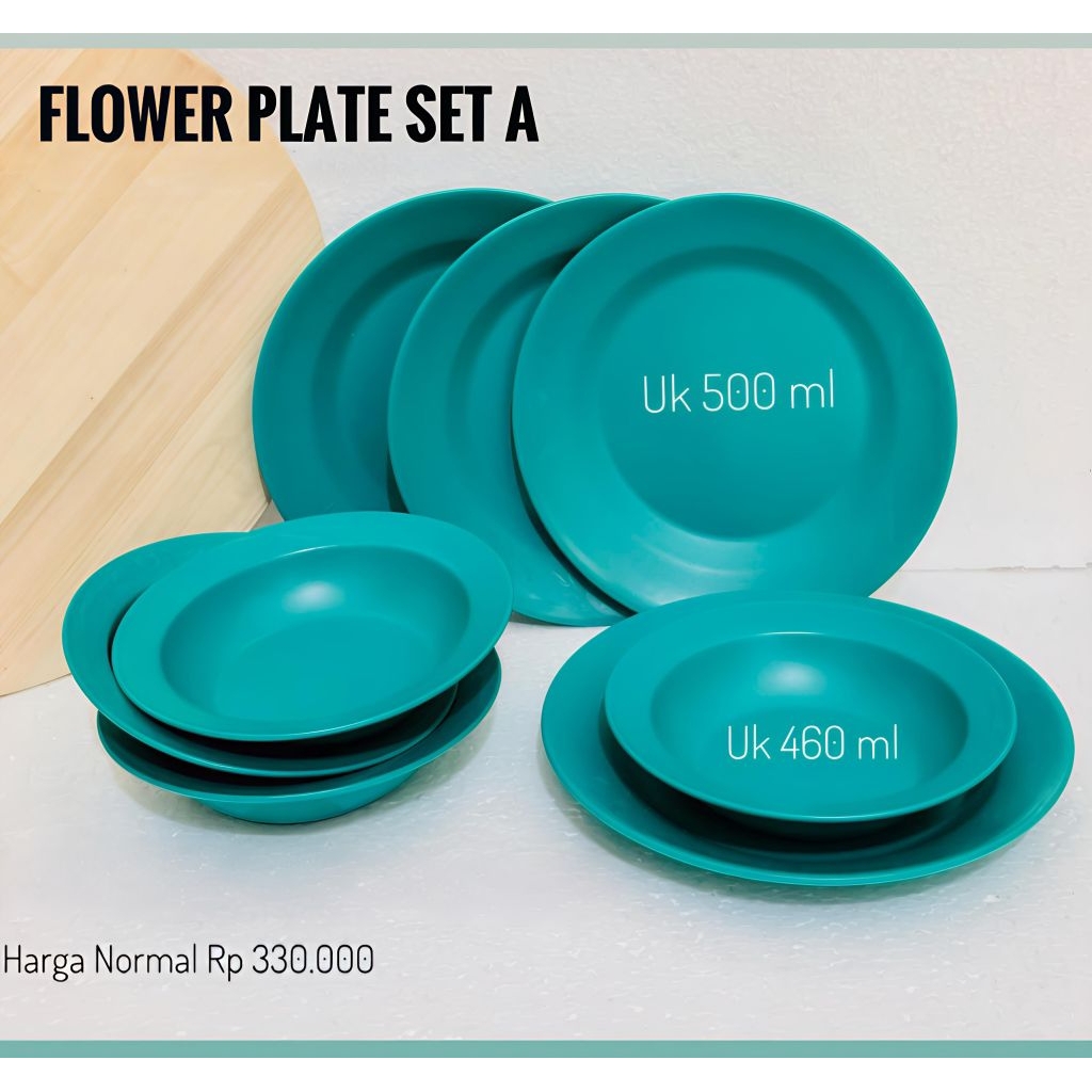 Piastra Flower Set A, piring by Moorlife