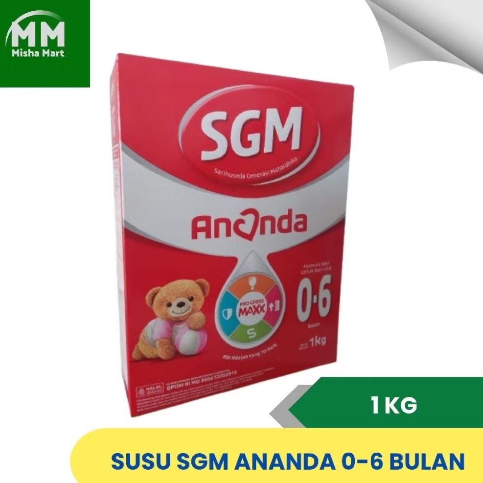 [LANGSUNG KIRIM - COD] SGM ANANDA 0-6 BULAN 1000 GRAM EXP MASIH 2 TAHUN , COD - INSTAN - STAR