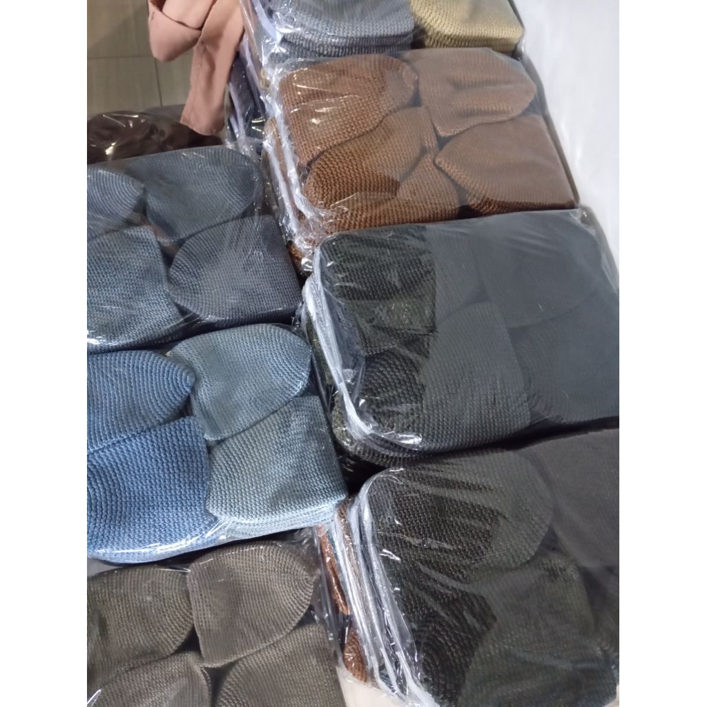 Grosir isi 20 Peci rajut yaman tebal peci kopyah rajut dewasa