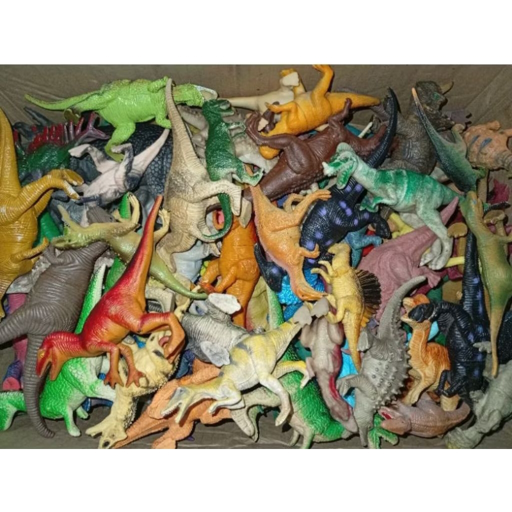 Mainan Hewan Karet bekas/second Kiloan