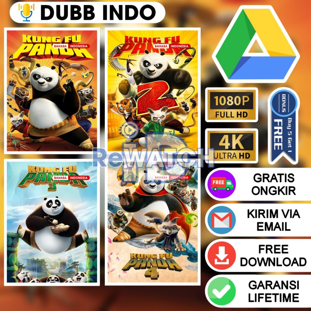 FILM KUNG FU PANDA (LENGKAP) DUBBING BAHASA INDONESIA