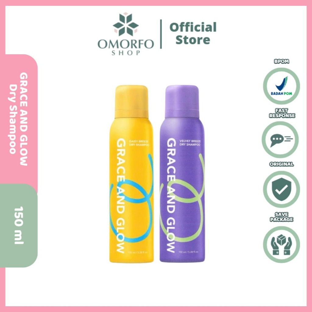 [Omorfo] Grace and Glow Dry Shampoo 150ml | Grace and Glow Dry Shampoo - Instant Hair Refresh Daisy 