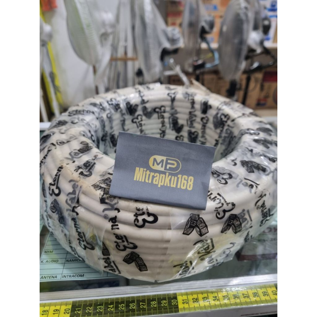 Kabel 2x2.5mm ETERNA NYM Tunggal / Meter