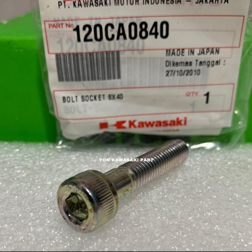 baut baud bracket breket kaliper caliper depan kawasaki klx250 klx 250 klx230 klx 230 sm original