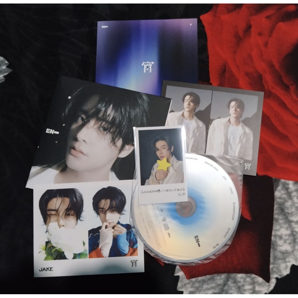 {free pc/poster/postcard/postcard official} Album Only+pola Enhypen Japan YOI Solo Jacket ver {Jake}