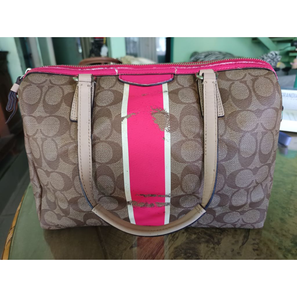 Tas Coach Auth Handbag speedy bag