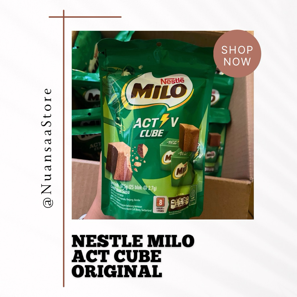 NEW  Milo Cube Pouch isi 50 Pcs