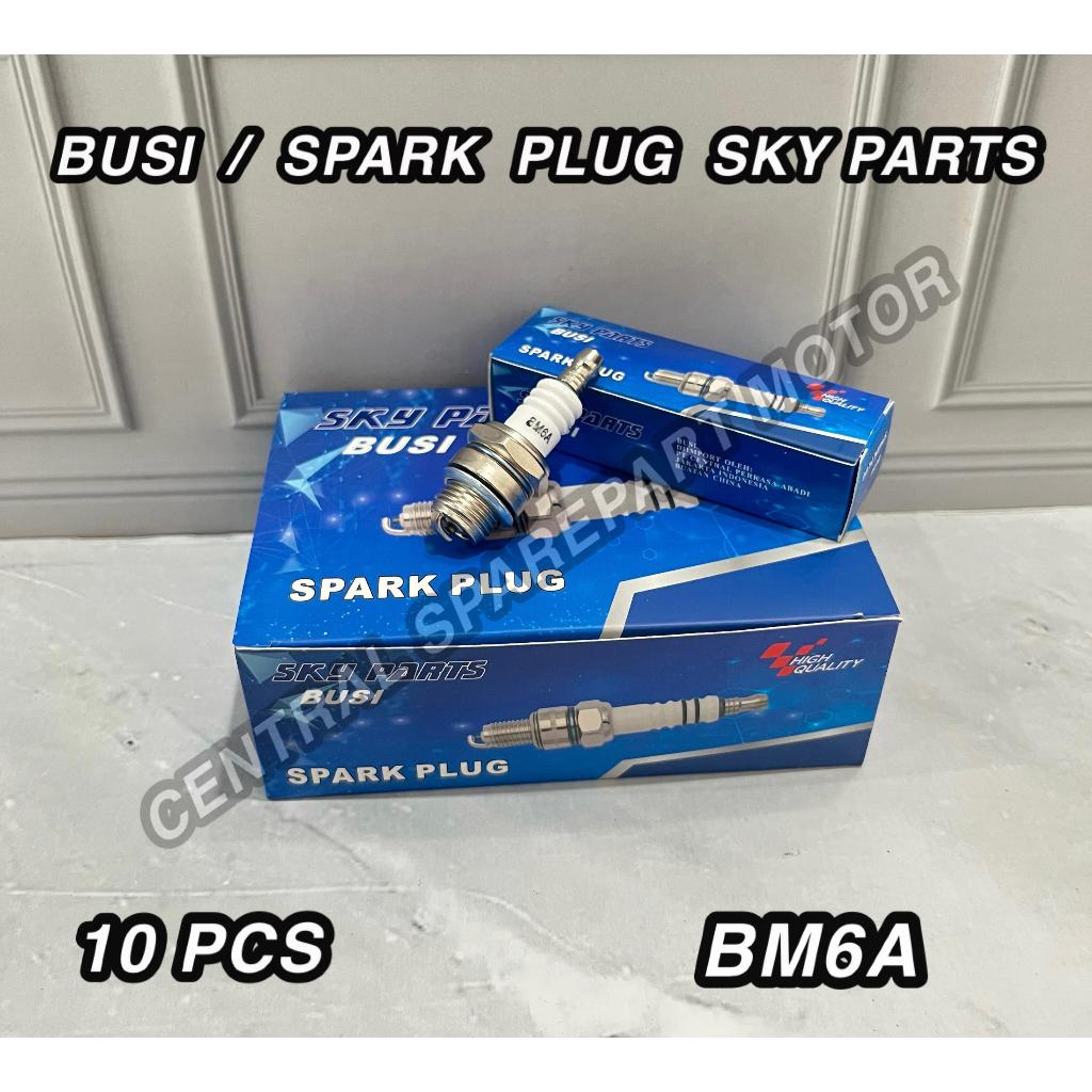 1 BOX - BUSI SKY PARTS MESIN POTONG RUMPUT 2TAK BM6A