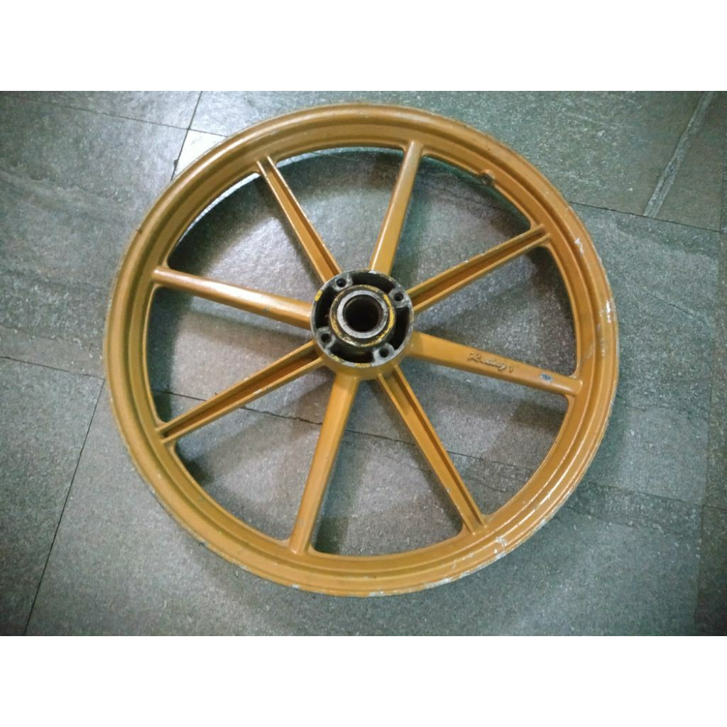Velg depan racing 1 buat yamaha terutama rx king palang 8 TAG racing boy daytona daichi