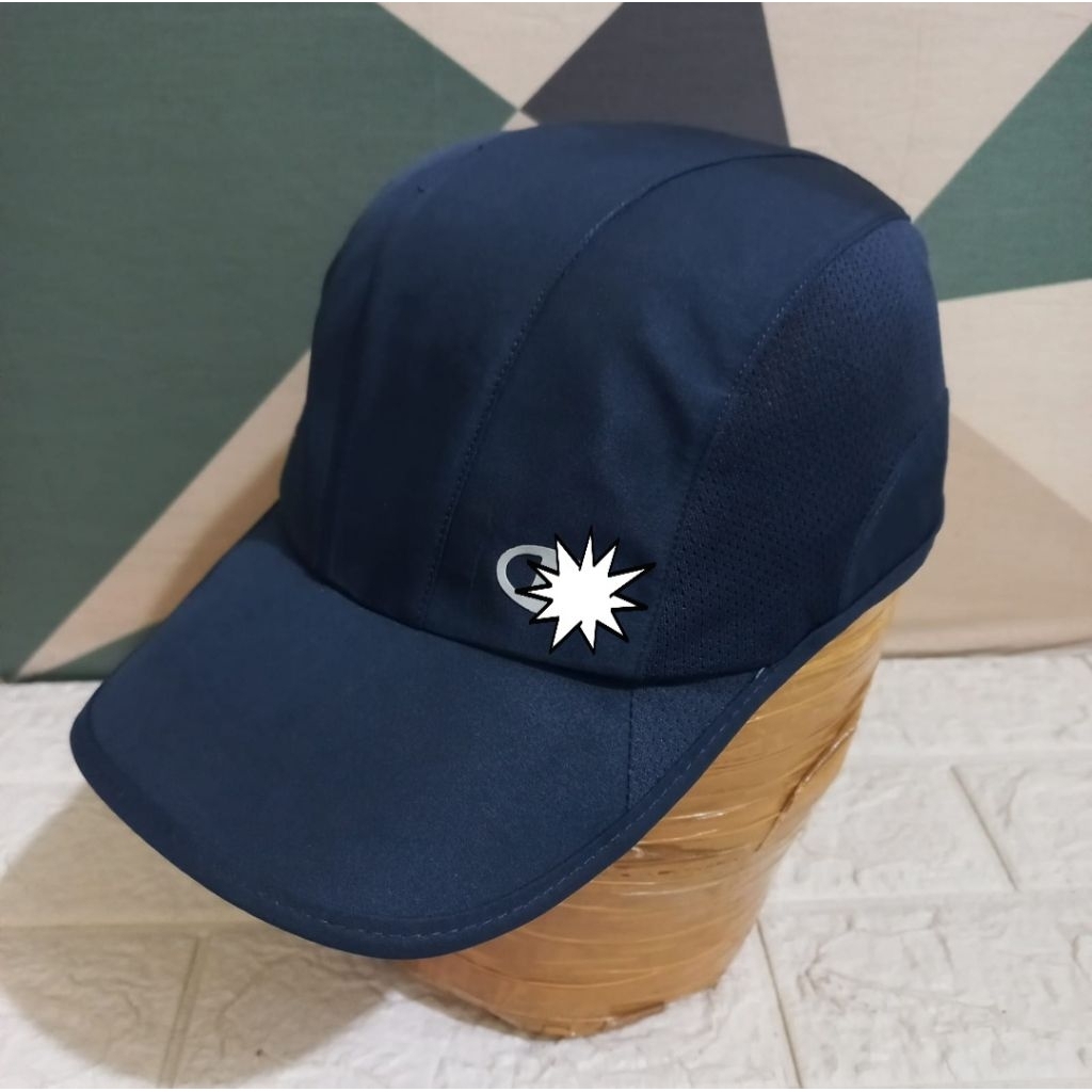 Topi Olahraga Original Topi Outdoor Second Navy stok 7398